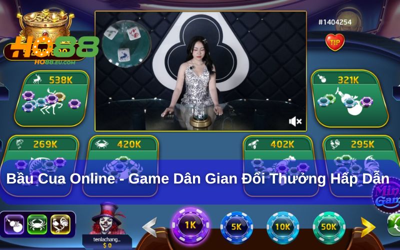 Bầu Cua online được nâng cấp bằng đồ họa sống động