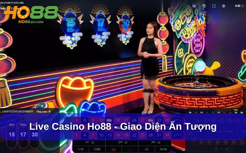 Live Casino Ho88 thiết kế giao diện bắt mắt