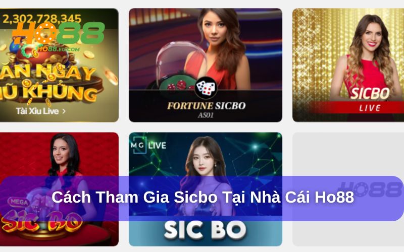 SicBo là game chơi hot hit tại Ho88