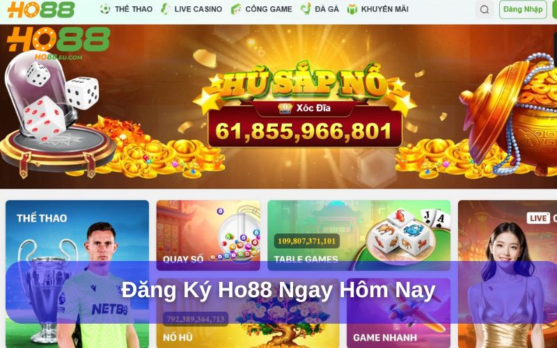Ho88 là sân chơi giải trí trực tuyến uy tín hàng đầu hiện nay