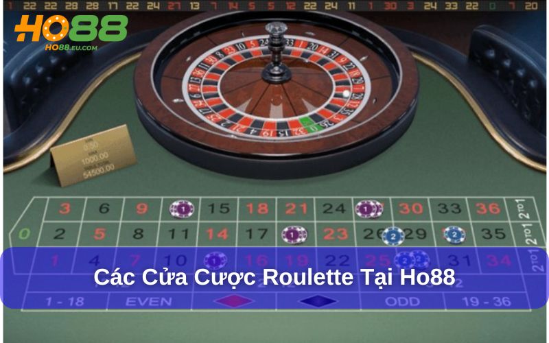 Các cửa cược Roulette cơ bản