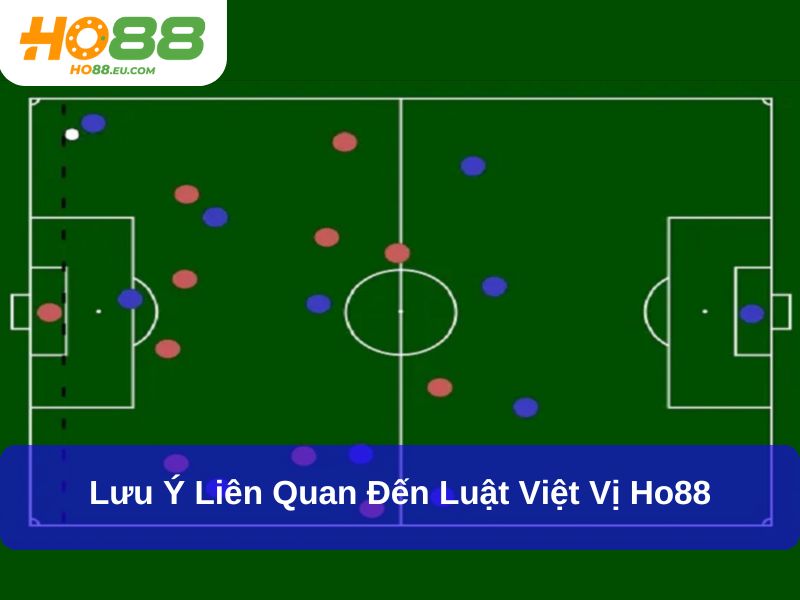 Lưu ý liên quan đến luật việt vị Ho88
