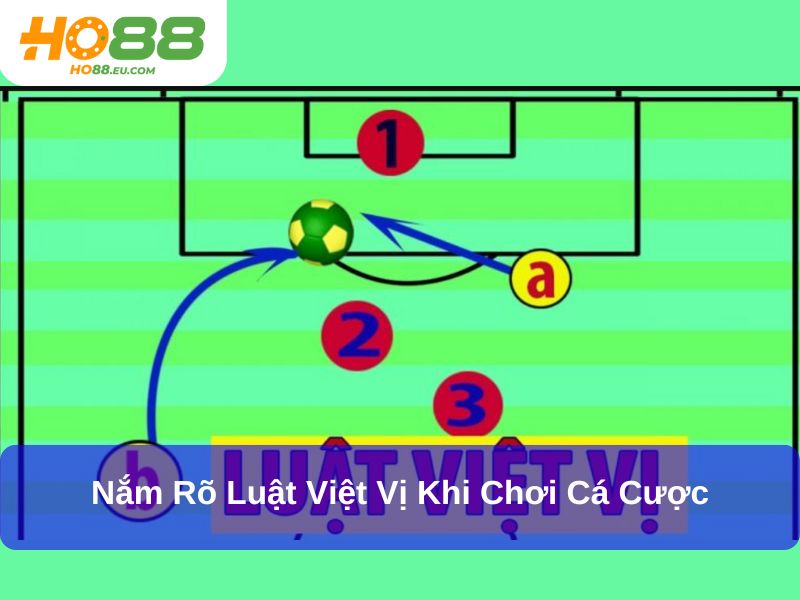 Nắm rõ luật việt vị khi chơi cá cược