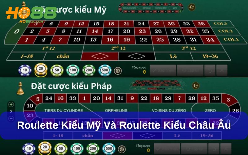 Roulette kiểu Mỹ và kiểu Châu Âu có gì khác biệt?