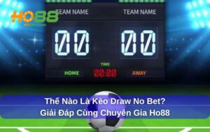 Thế Nào Là Kèo Draw No Bet? Giải Đáp Cùng Chuyên Gia Ho88
