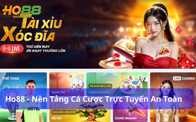 Ho88 là nền tảng cá cược trực tuyến uy tín hàng đầu tại Việt Nam