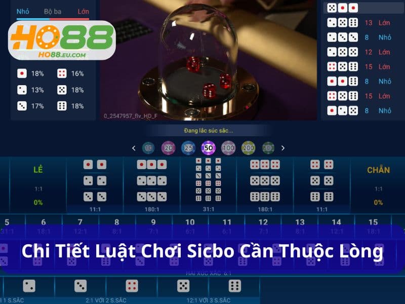 Luật chơi Sicbo chi tiết cho hội viên