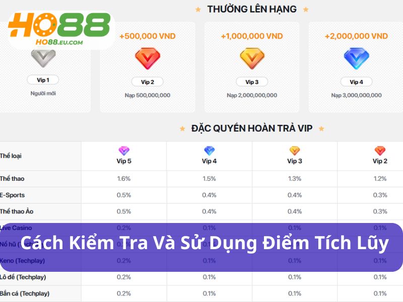 Sử dụng thẻ tích điểm Ho88 rất dễ dàng
