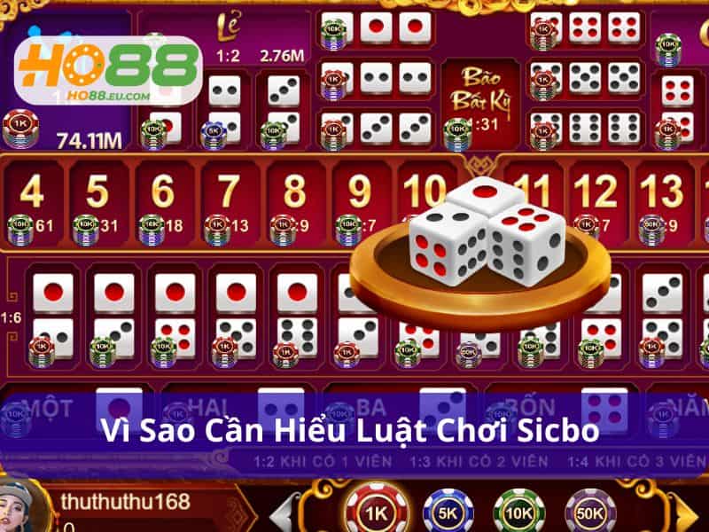 Tìm hiểu luật chơi Sicbo trước khi cá cược